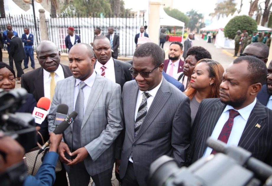 Azimio MPs walk out of parliament